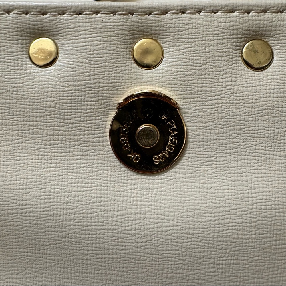 Marc New York Andrew Marc Cream Pearl Detail Crossbody Purse - Picture 14 of 16